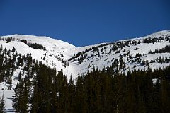 19A Looking Up At Whitehorn Mountain And Top Of The World Chairlift At Lake Louise Ski Area